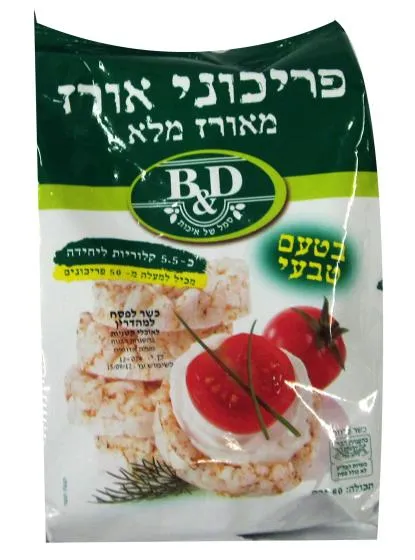 בטר & דיפרנט | 80 גרם פריכוני אורז מלא טבעי מיני