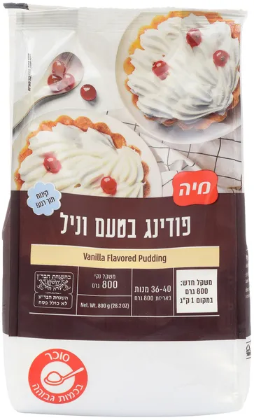 מיה | 1 ק''ג פודינג בטעם וניל