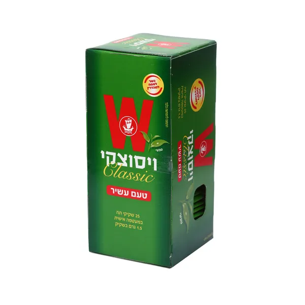 ויסוצקי | 37.5 גרם תה קלאסיק 25 יח'