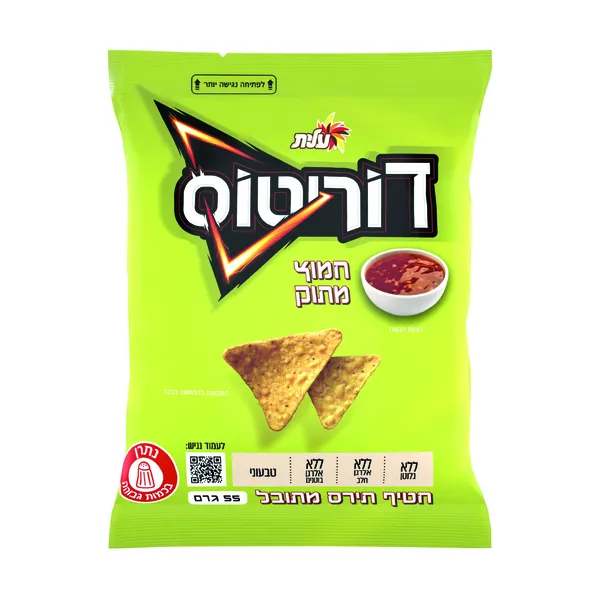 עלית | 55 גרם דוריטוס חמוץ מתוק