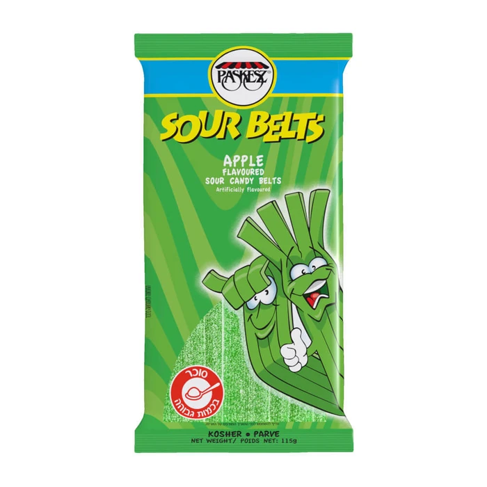 פשקס | 115 גרם חגורות חמוצים תפוח עץ