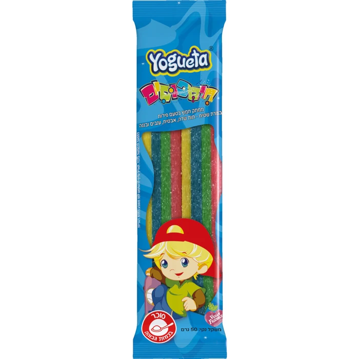 יוגטה | 50 גרם חיספוסים רצועות מעורב