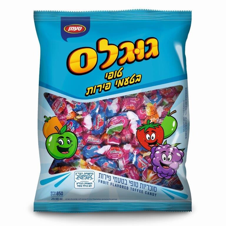 טעמן | 850 גרם גוגלס טופי פריות