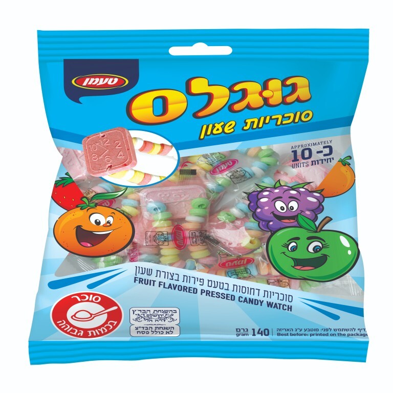 טעמן | 140 גרם גוגלס סוכריות שעון 10 יח'