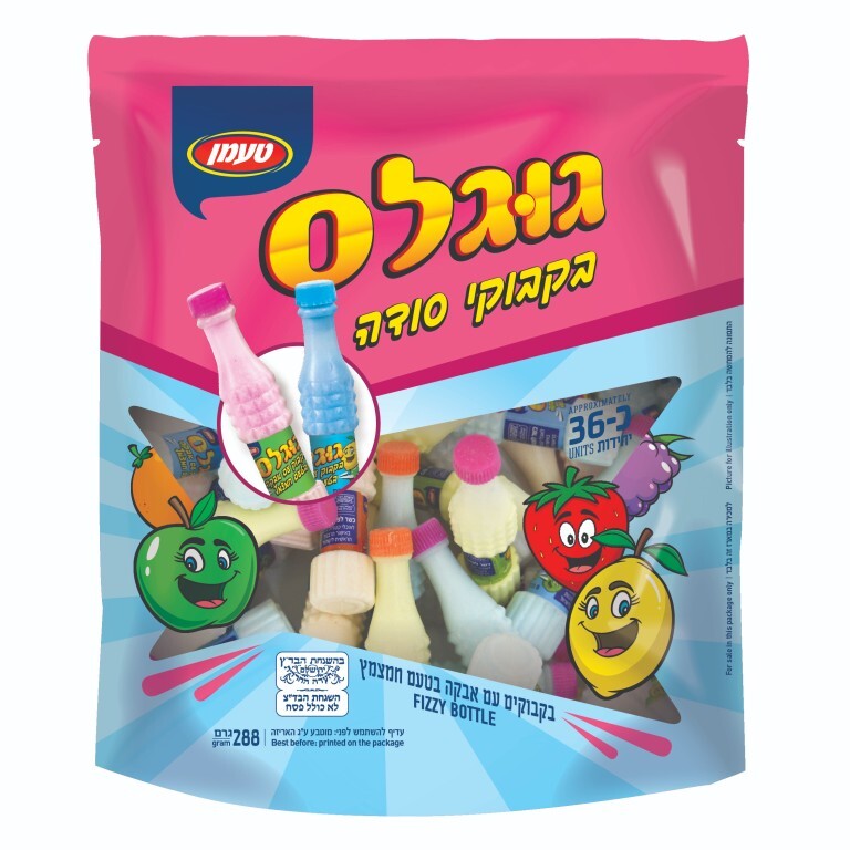 טעמן | 288 גרם גוגלס בקבוקי סודה 36 יח'