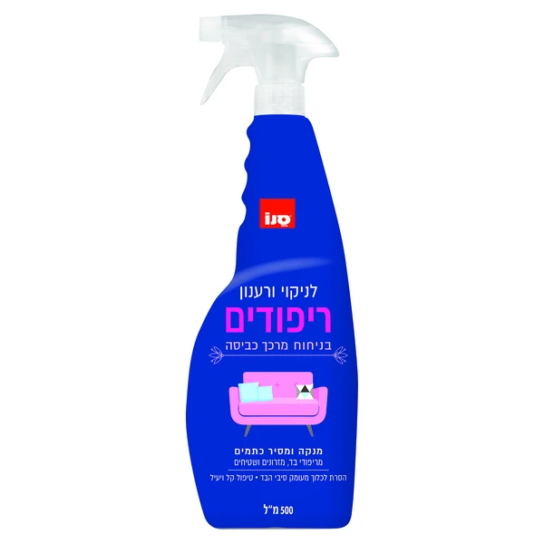 סנו | 500 מ''ל לניקוי ורענון ריפודים בניחוח מרכך כביסה