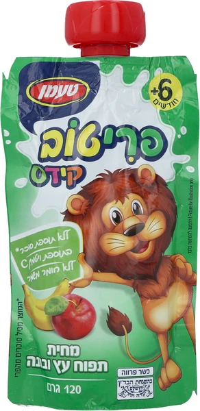 טעמן | 120 גרם פריטוב מחית תפוח עץ ובננה