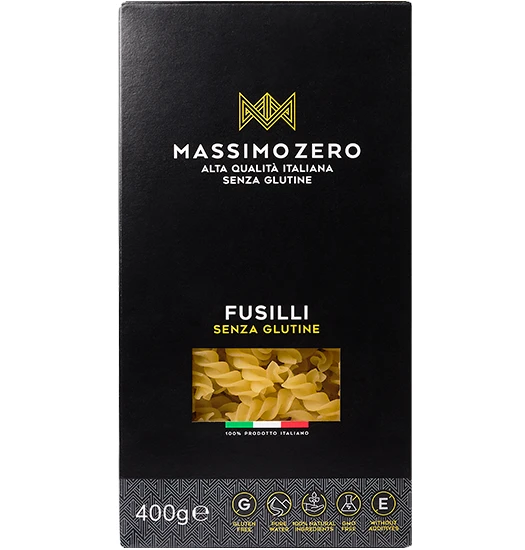 MASSIMO ZERO | גרם 400 FUSILLI SENZA GLUTINE פוזילי ללא גלוטן