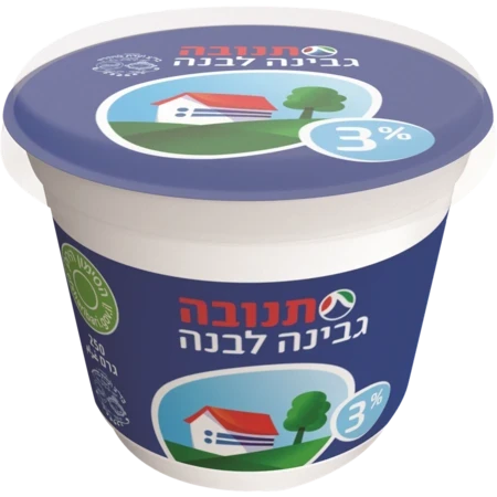 תנובה | 250 גרם גבינה לבנה 3%