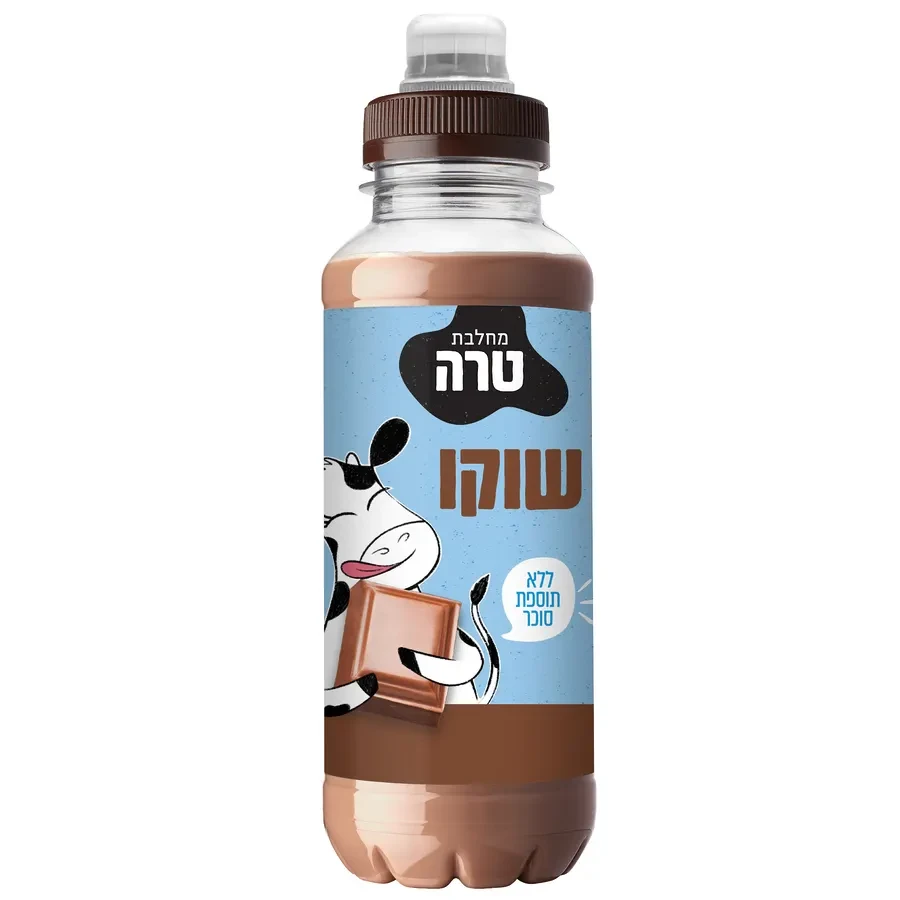 טרה | 250 מל משקה חלב בטעם שוקו ללא תוספת סוכר