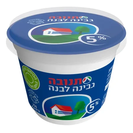 תנובה | 250 גרם גבינה לבנה 5%