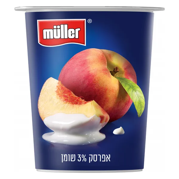מולר | 150 גרם סימפלי פרוט יוגורט אפרסק 3%
