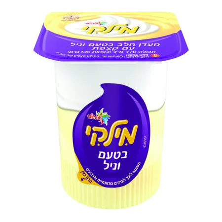 מילקי | 170 מ''ל מעדן מילקי בטעם וניל