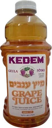 KEDEM | ליטר 1.89  מיץ ענבים 100% טהור כשר קונקורד לבן