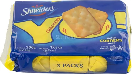 שניידרס | 300 גרם קרקר 3 יח'