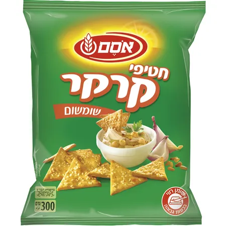 אסם | 300 גרם חטיפי קרקר שומשום