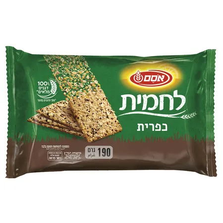 אסם | 190 גרם לחמית כפרית עם דגנים מלאים