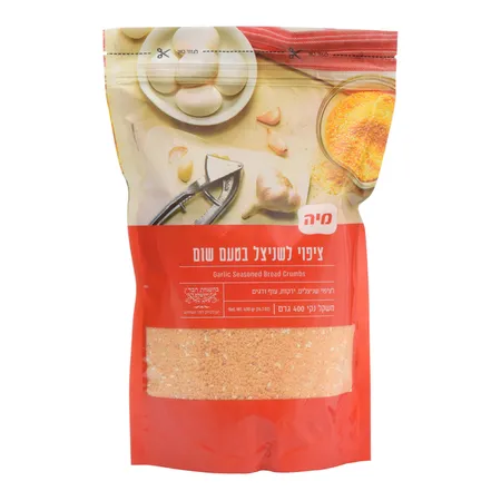 מיה | 400 גרם ציפוי לשניצל בטעם שום