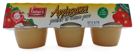 ליברס | 6×113 גרם רסק תפוחים בתוספת סוכר