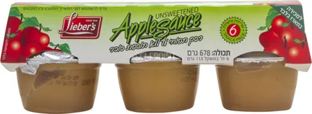 ליברס | 6×113 גרם רסק תפוחים ללא סוכר