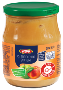 טעמן | 550 גרם רסק תפוח עץ ואפרסק