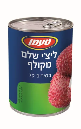 טעמן | 255 גרם ליצ'י שלם מקולף