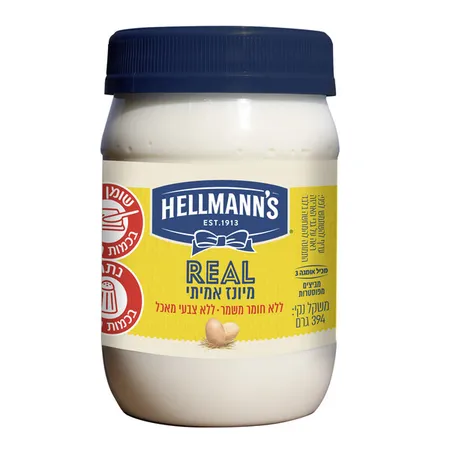 הלמנס | 394 גרם מיונז אמיתי