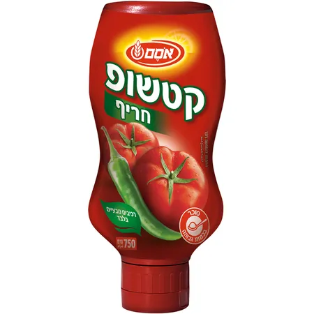 אסם | 750 גרם קטשופ חריף