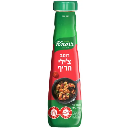 קנור | 370 גרם רוטב צ'ילי חריף