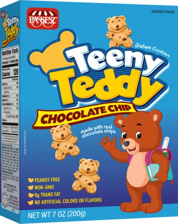 פשקס | 200 גרם שוקו ציפס Teeny Teddy