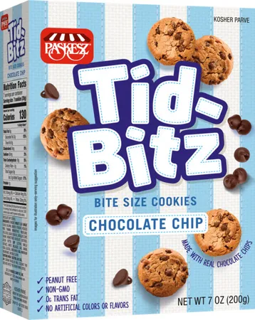 פשקס | 200 גרם טידביטס עוגיות שוקולד צ'יפס