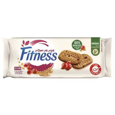 פיטנס | 180 גרם עוגיות עם חמוציות