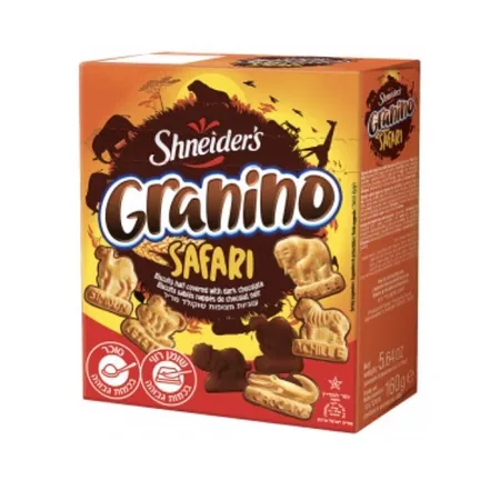 שניידרס | 160 גרם עוגיות מיני ספארי שוקולד מריר