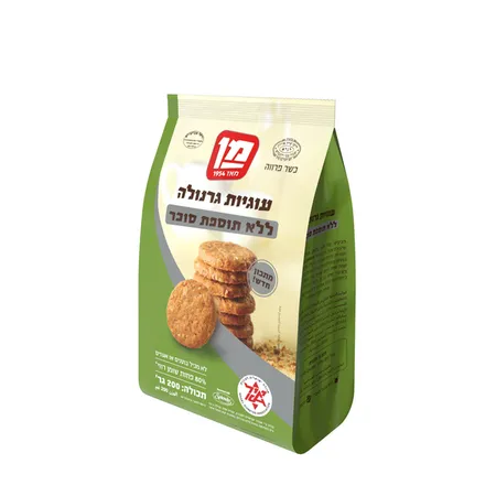 מן | 200 גרם עוגיות גרנולה ללא תוספת סוכר