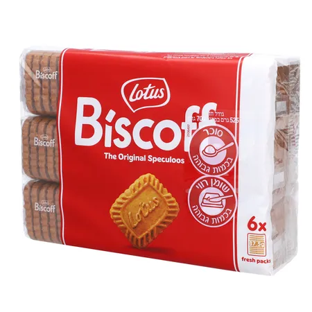 לוטוס | 525 גרם ביסקוויט בטעם קרמל