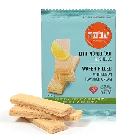 עלמה | 200 גרם וופל קלאסי בטעם לימון