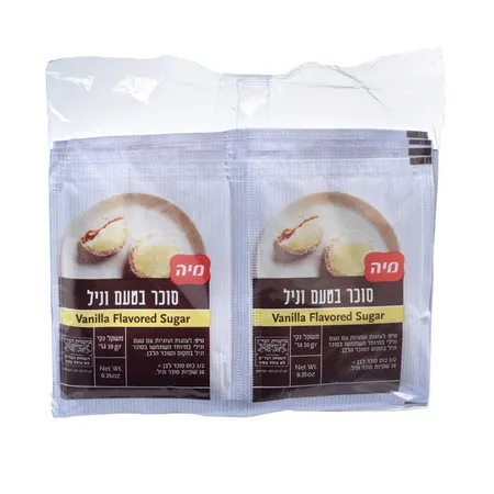 מיה | 10x10 גרם  סוכר וניל 