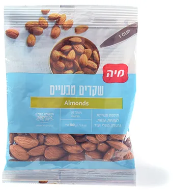 מיה | 100 גרם שקדים טבעיים