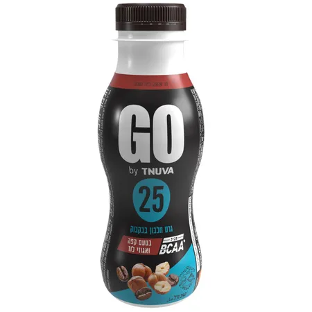 תנובה | 340 מ''ל משקה GO גו בטעם קפה ואגוזי לוז