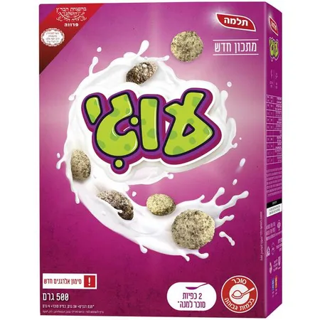 תלמה | 500 גרם עוגי דגנים עם פירורי עוגיות בטעם שוקולד