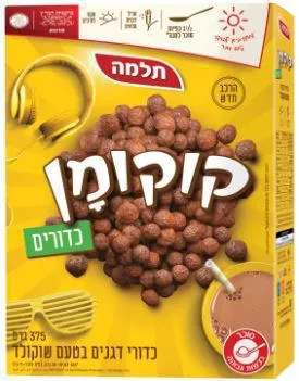 תלמה | 375 גרם קוקומן כדורים בטעם שוקולד