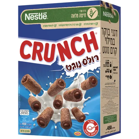 נסטלה | 450 גרם קראנץ' רולס נוגט