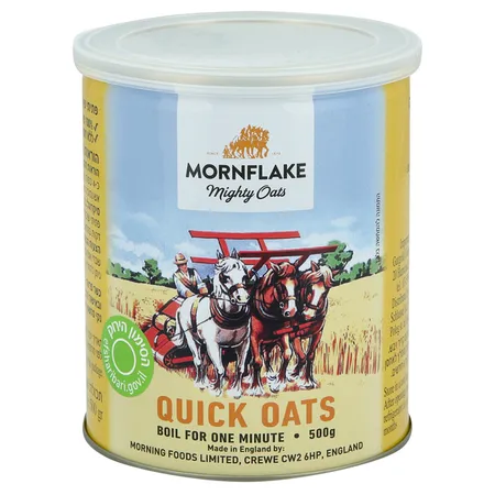 מורנפלייק | 500 גרם פתיתי שיבולת שועל להכנה מהירה