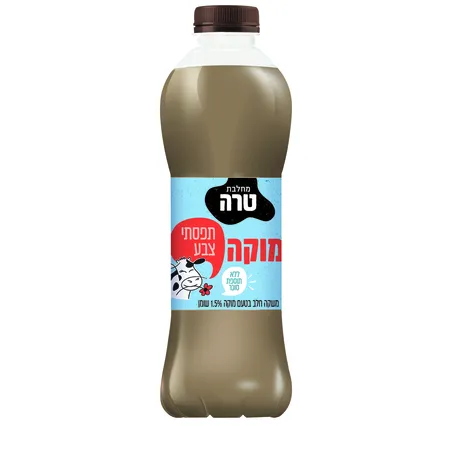 טרה | 1 ליטר משקה חלב בטעם מוקה ללא תוספת סוכר