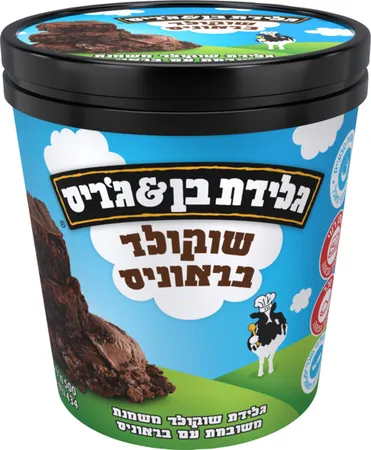 בן & ג'ריס | 500 מ''ל שוקולד בראוניס