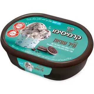 קרמיסימו | 1.33 ליטר טעם וניל עוגיות חלבי