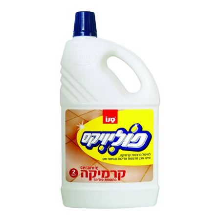 סנו פוליויקס | 2 ליטר נוזל לניקוי קרמיקה