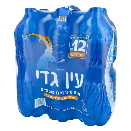 עין גדי | 6×2 ליטר מים מינרליים