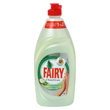 פיירי | 515 מ''ל נוזל לניקוי כלים אלוורה ומלפפון