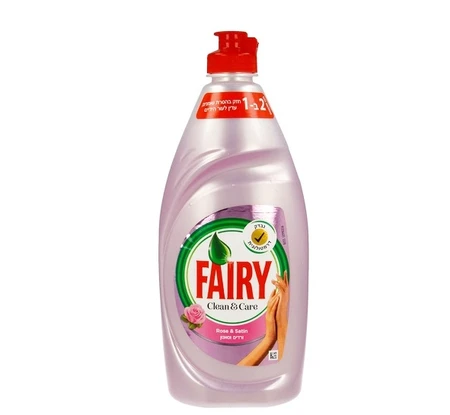 פיירי | 515 מ''ל נוזל לניקוי כלים ורדים ומשי